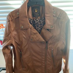 Faux leather jacket